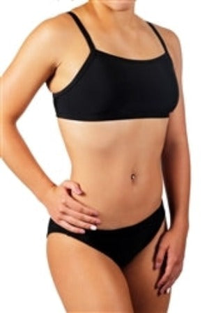 Adoretex Women's Two Piece Solid Narrow Back Swimsuit (FN003)