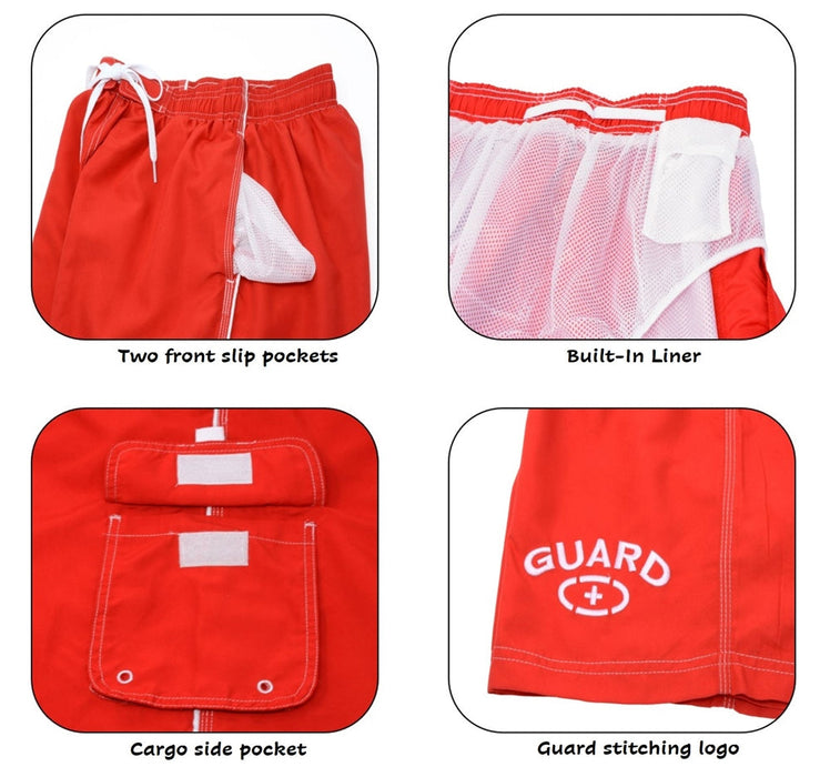 Adoretex Men's Guard Board Short Swimsuit (MG001)