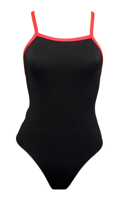 Adoretex Girl's/Women's Polyester Thin Strap One Piece Swimsuit (FP001)