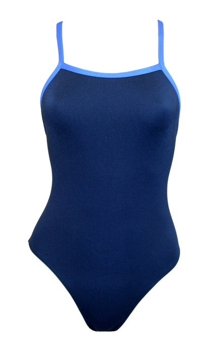 Adoretex Girl's/Women's Polyester Thin Strap One Piece Swimsuit (FP001)