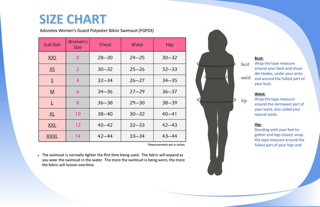 sizing chart
