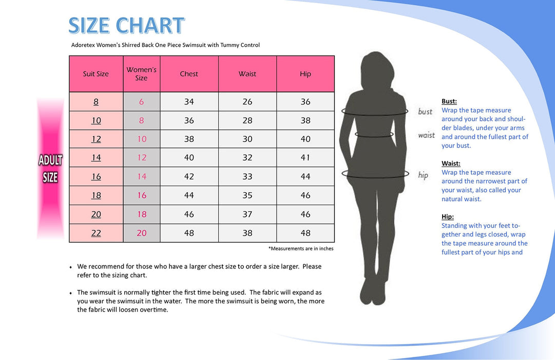 Sizing Chart