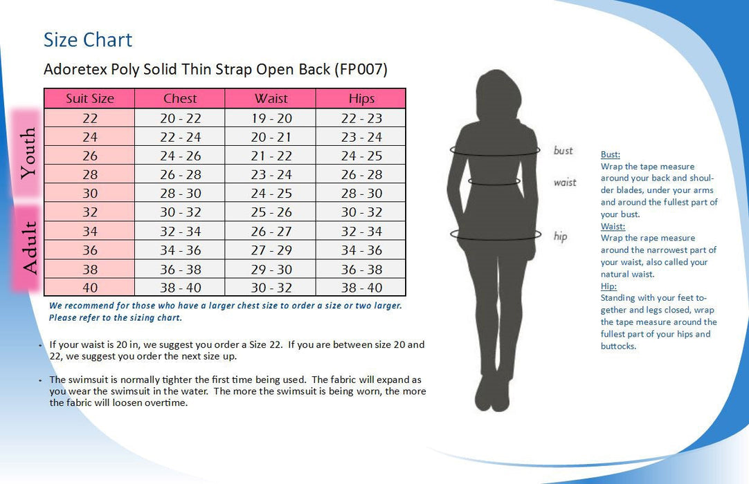 Sizing Chart