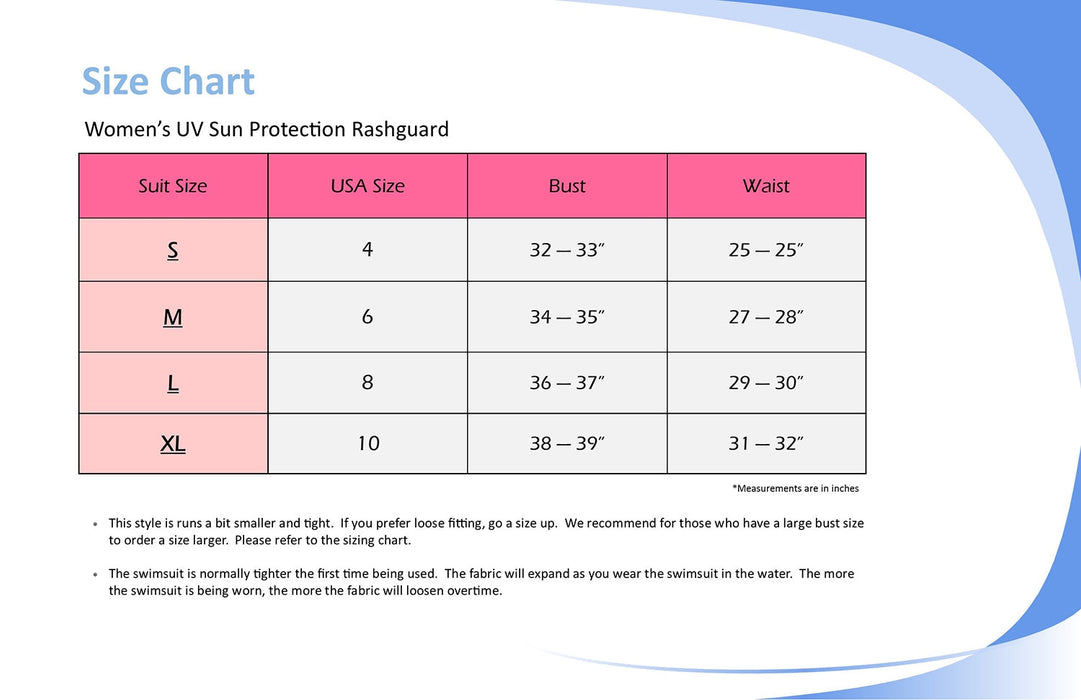 Sizing Chart
