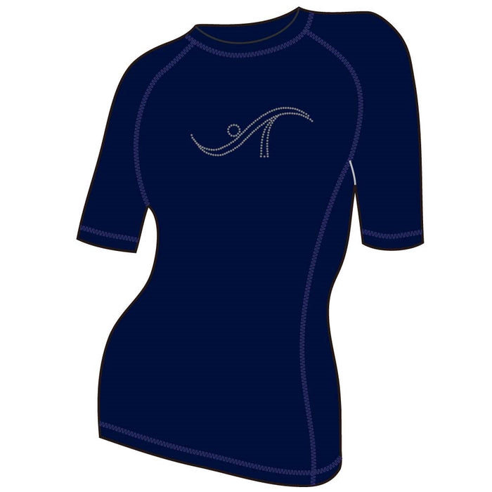 Adoretex Women's Plus Size UPF 50+ Short Sleeve Rashguard (RS006P)