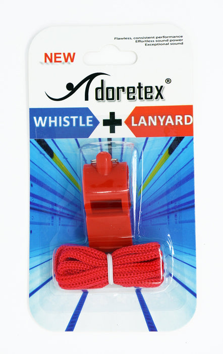 Adoretex Sport Guard Coach Plastic Whistle With Lanyard (WK001S)