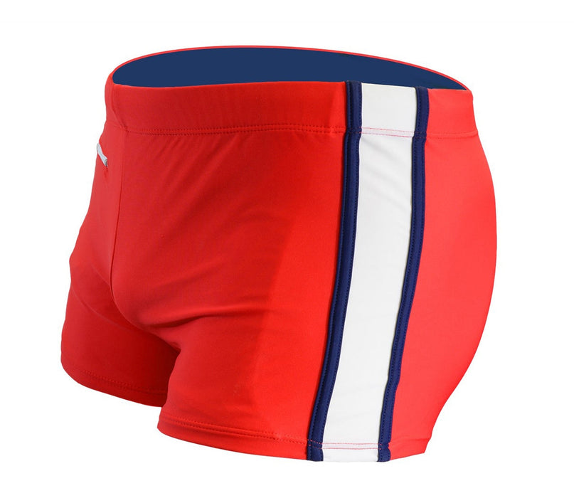 Adoretex Boy's Kids Splice Swim Aquashort Square Leg Briefs Swimsuit (MS006)