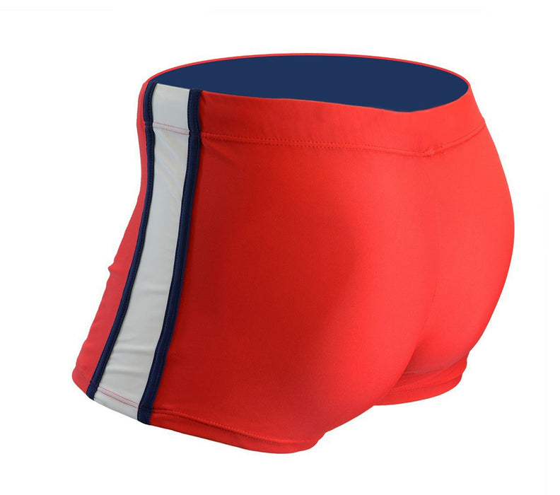 Adoretex Boy's Kids Splice Swim Aquashort Square Leg Briefs Swimsuit (MS006)