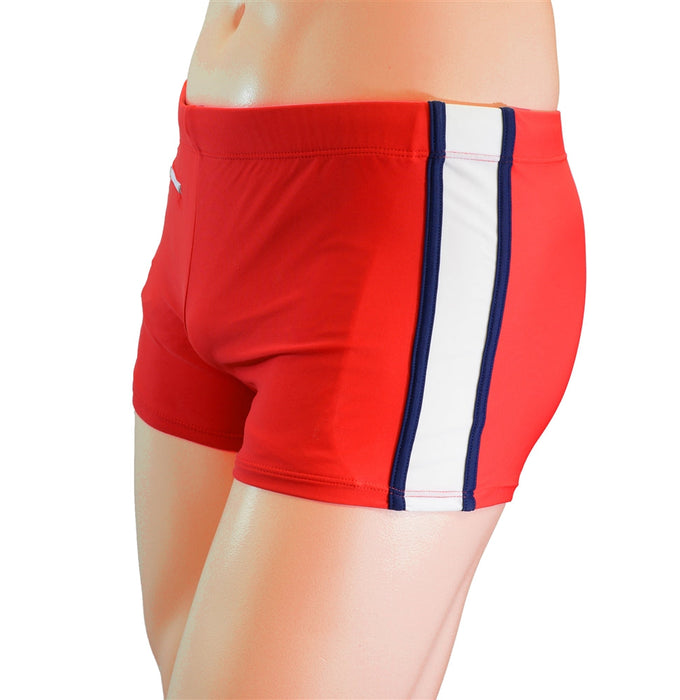 Adoretex Boy's Kids Splice Swim Aquashort Square Leg Briefs Swimsuit (MS006)