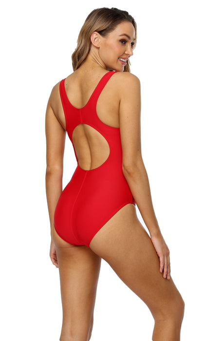 Adoretex Women's Guard Moderate Fitness Swimsuit with Built-in Pads (FGP16)