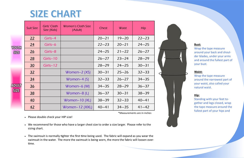 Adoretex Girl's/Women's Side Wings Wide Strap Swimsuit (FS029)