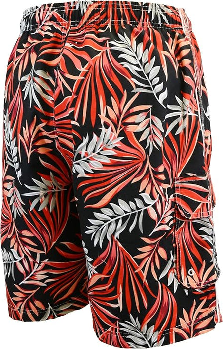 Adoretex Men's Fern Garden Quick Dry Board and Water Shorts (MP001)