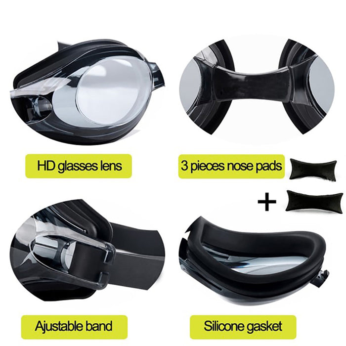 Adoretex Nearsighted Swim Goggles with Case (GN1503)