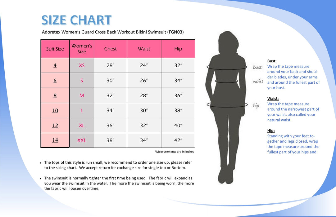 sizing chart