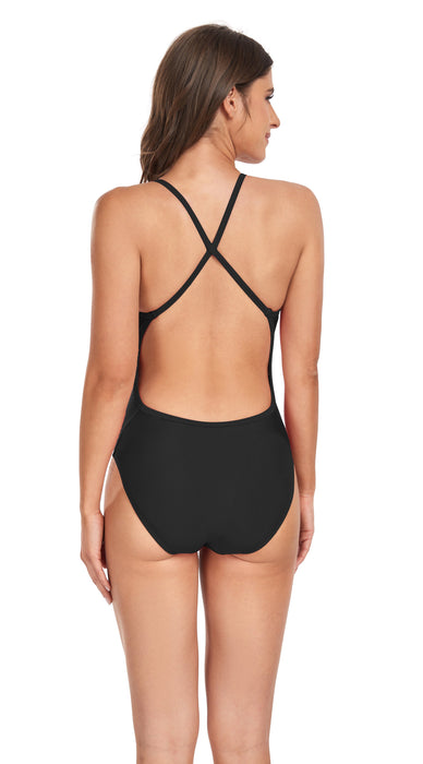 Adoretex Girl's/Women's Guard Cross Back One Piece Swimsuit (FGP07)
