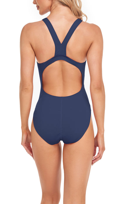 Adoretex Girl's/Women's Polyester Wide Strap One Piece Swimsuit (FP002)