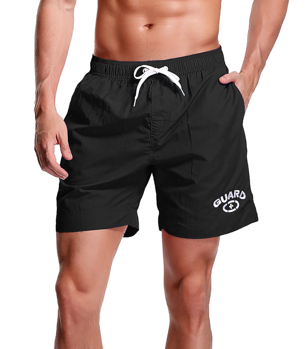 Adoretex Men's Guard Mesh Lining Pockets Swim Trunks Swimsuit (MG012)