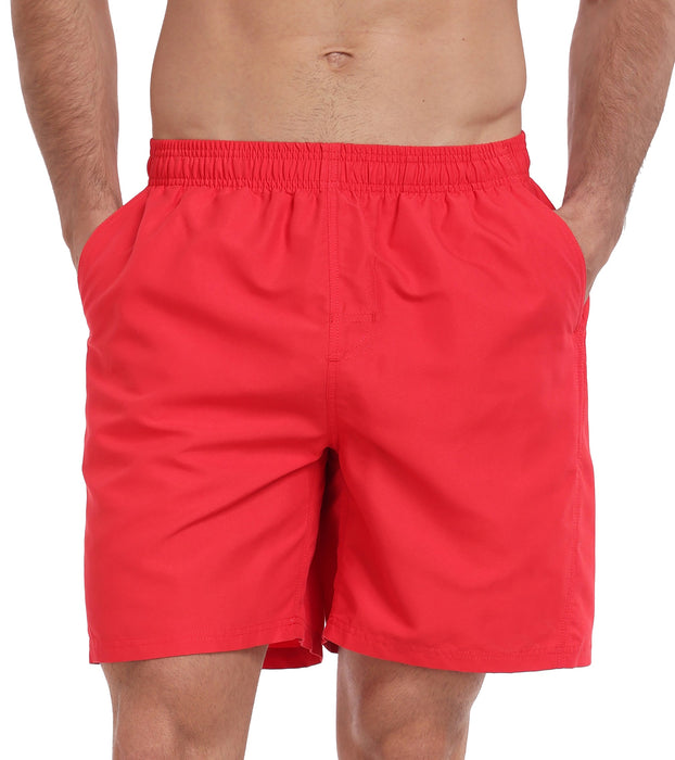Adoretex Men's Solid Swim Board Shorts Swim Trunks Mesh Liner (M0002)