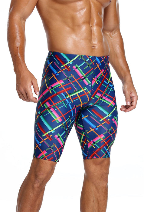 Adoretex Boy's/Men's Printed Cross Puzzle Swim Jammer (MJ017)
