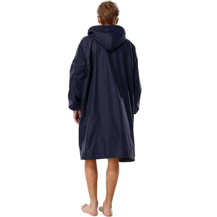 Adoretex Unisex Water Resistant Swim Parka for Adults and Kids Black Lining (PK005)