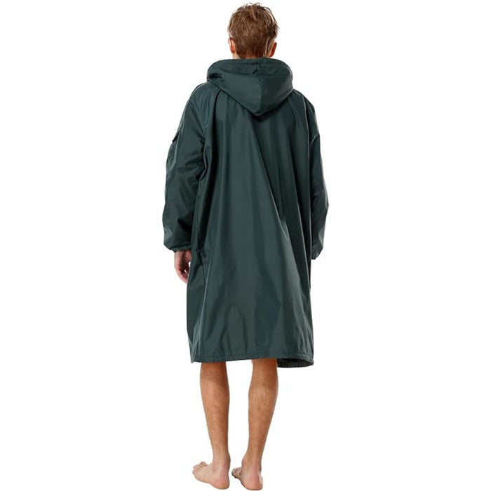 Adoretex Unisex Water Resistant Swim Parka for Adults and Kids Black Lining (PK005)