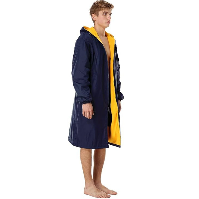 Adoretex Unisex Water Resistant Swim Parka for Adults and Kids Yellow Lining (PK005)