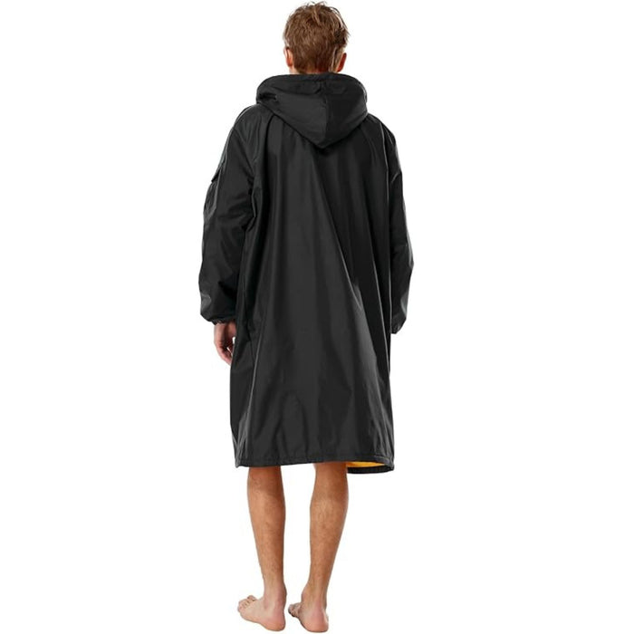 Adoretex Unisex Water Resistant Swim Parka for Adults and Kids Yellow Lining (PK005)