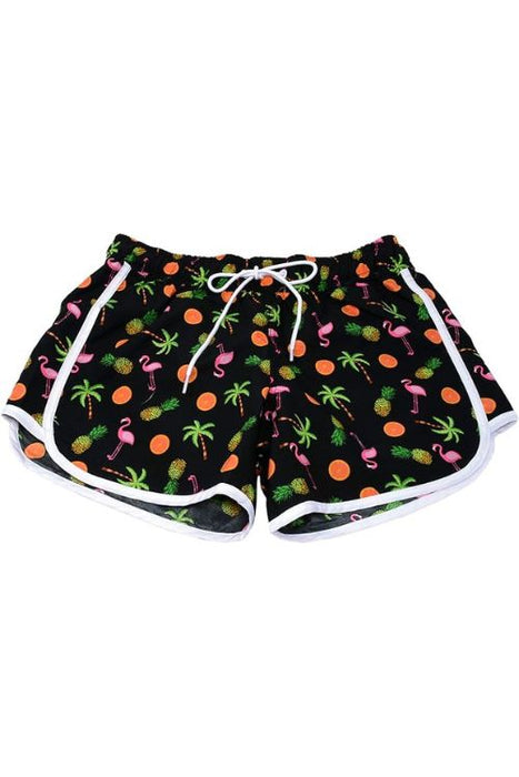 Adoretex Women's Fruits Printed Beach Board Shorts (FBP012)