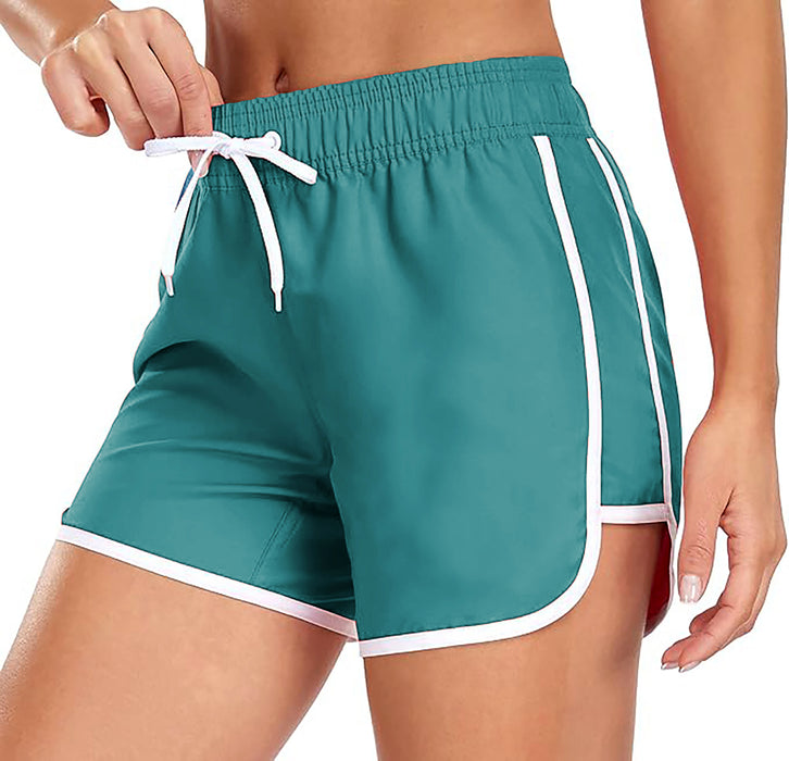 Adoretex Women's Quick Dry Swim Shorts Beach Board Shorts Swimsuit (FB010)