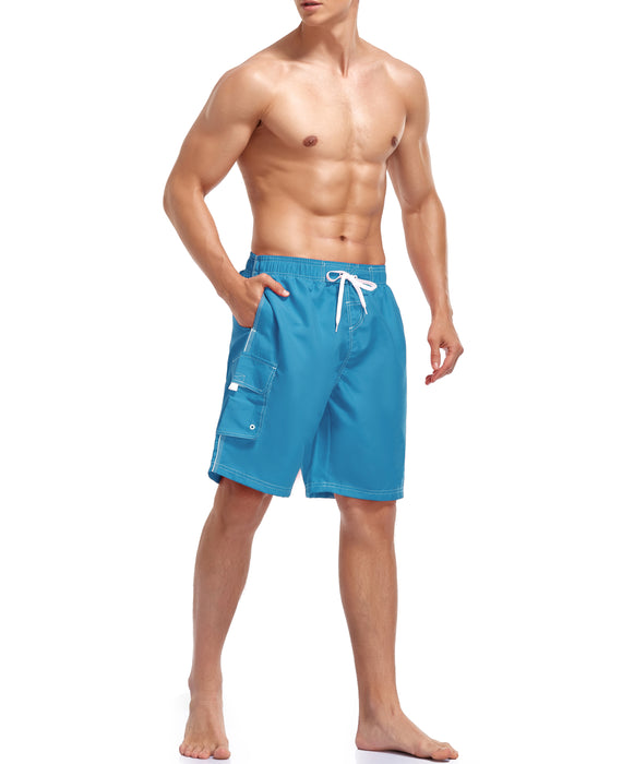 Adoretex Men's Swim Trunks Watershort Swimsuit with Mesh Liner (M0001)