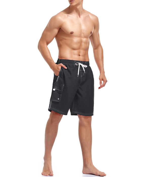 Adoretex Men's Swim Trunks Watershort Swimsuit with Mesh Liner (M0001)