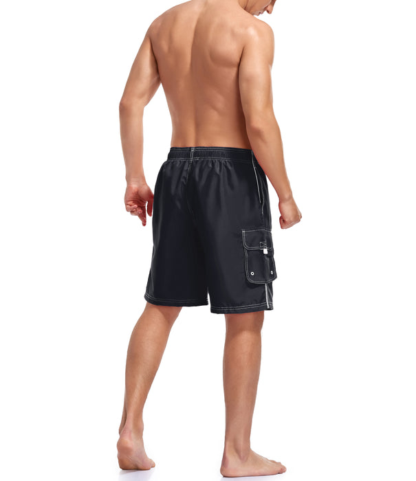 Adoretex Men's Swim Trunks Watershort Swimsuit with Mesh Liner (M0001)