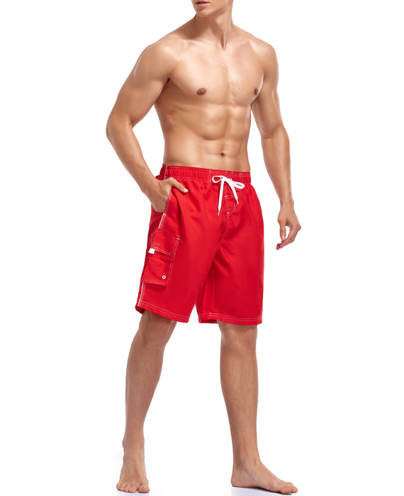 Adoretex Men's Swim Trunks Watershort Swimsuit with Mesh Liner (M0001)