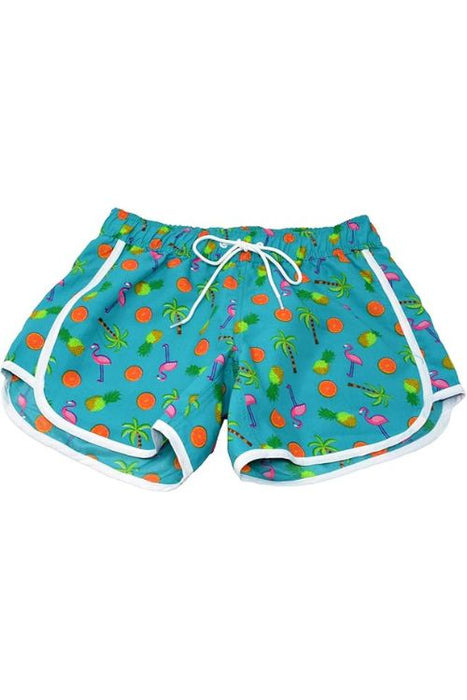 Adoretex Women's Fruits Printed Beach Board Shorts (FBP012)
