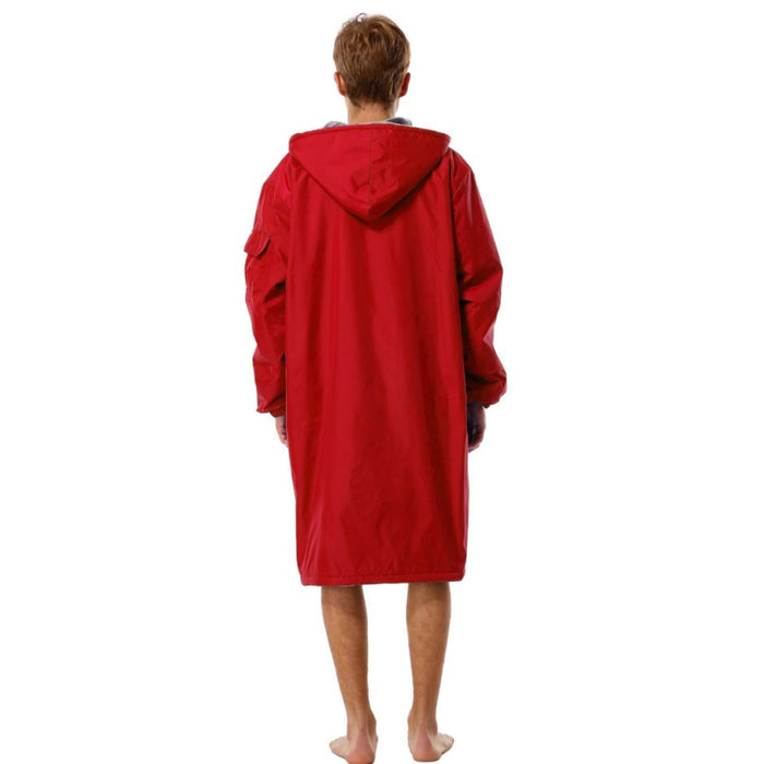 Adoretex Unisex Solid Faux Fur Lining Swim Parka (PK003)